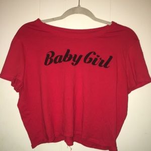 ‘Babygirl’ Crop top